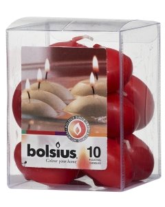 Ujuvküünal / 5h / punane / 10tk /LM