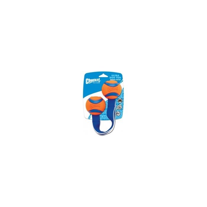 Chuckit koera mänguasi ultra duo pall+nöör / M / oranž + sinine