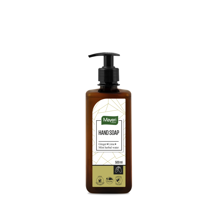 Vedelseep Ingveri- ja laimilõhnaline + Mint herbal water / 500ml