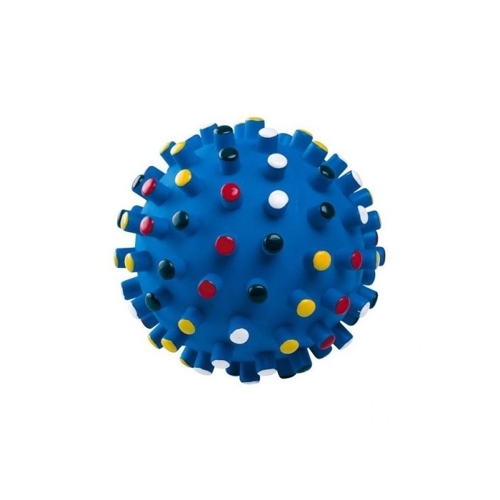 Koera mänguasi pall ogadega vinüül S / 7cm