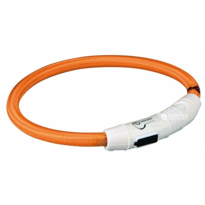 Kaelarihm Flash light ring USB oranz / L-XL / 65cm / 7mm