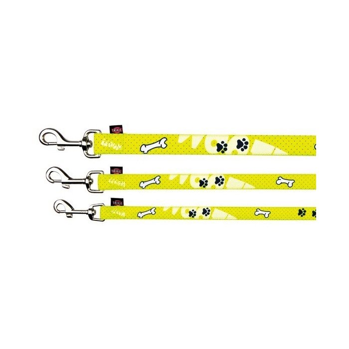 Jalutusrihm ModernArt Woof / M-L / 1m / 20mm / kollane
