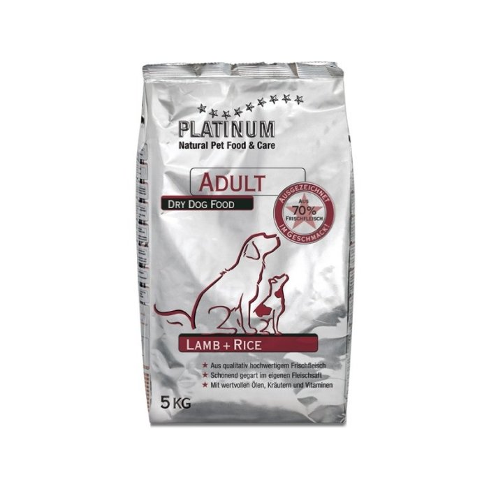 Platinum Natural kuivtoit täiskasvanud koertele / lambaliha ja riisiga / 1,5kg