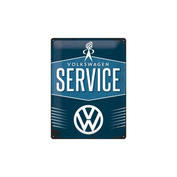 Metallplaat 30x40cm / VW Service