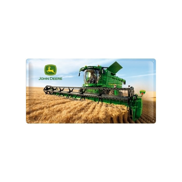 Metallplaat 25x50cm / John Deere S670