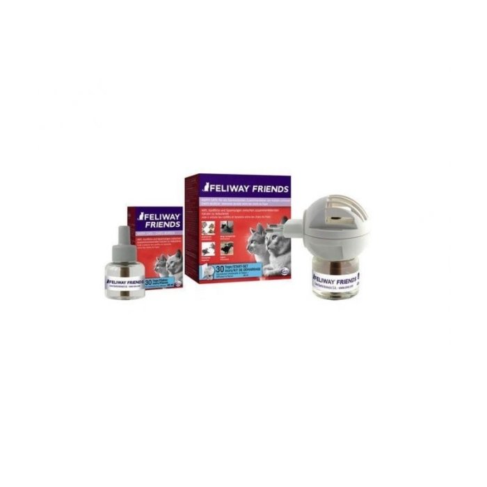 Feliway kassi difuusor+täitepudel friends 48ml