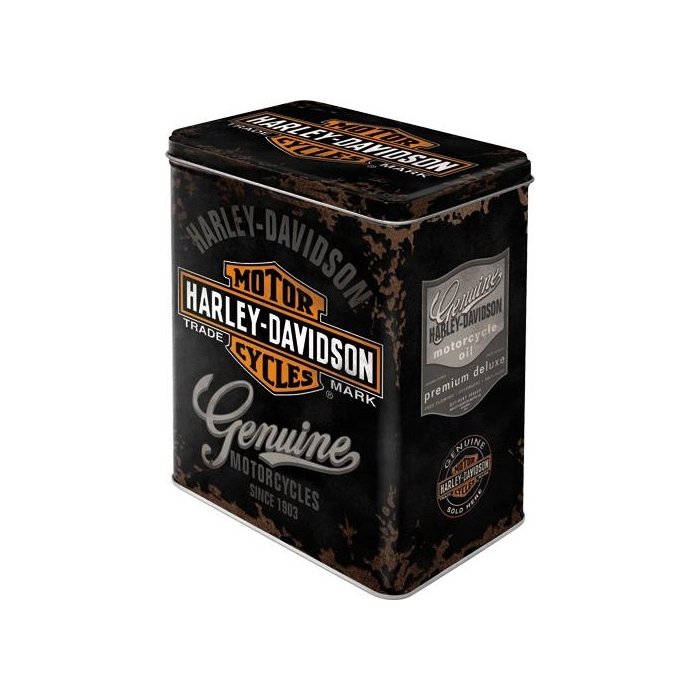 Metallpurk L / 3D Harley-Davidson Genuine logo