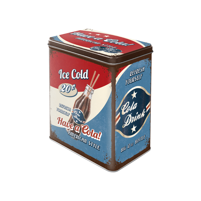 Metallpurk L / 3D Have a Cola!