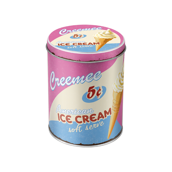 Metallpurk ümar / American Ice Cream
