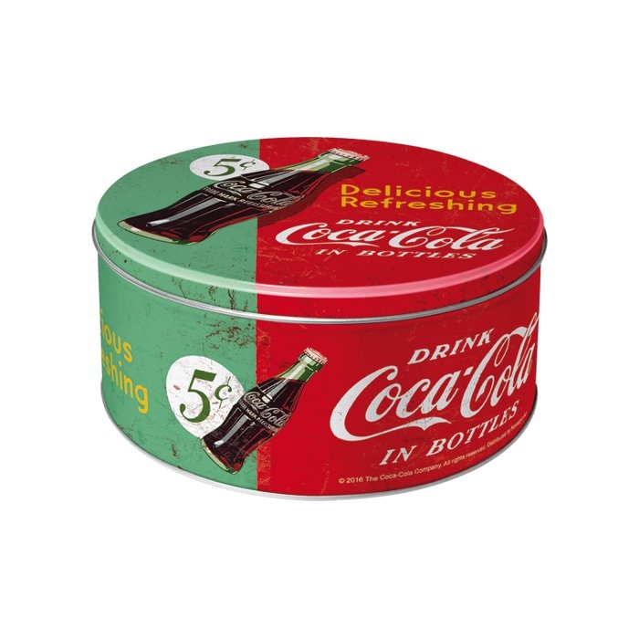 Metallpurk ümar / L 3D Coca-Cola Delicious Refreshing