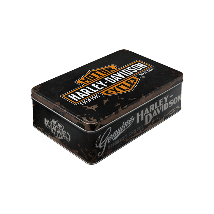 Metallkarp / flat 3D Harley-Davidson logo
