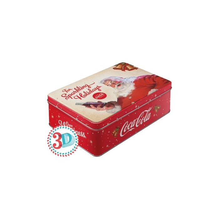 Metallkarp / flat 3D Coca-Cola For Sparkling Holidays / LM