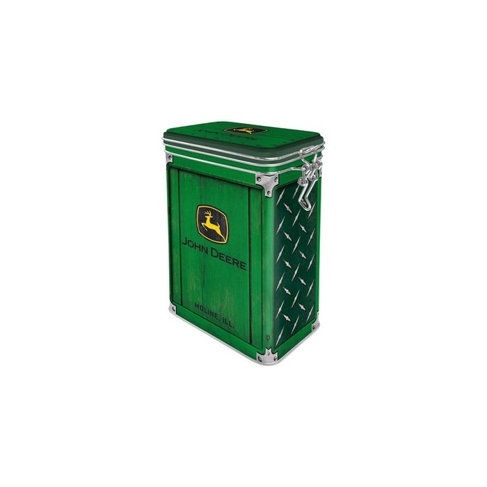 Säilituspurk sulguriga / John Deere - Diamond Plate Green