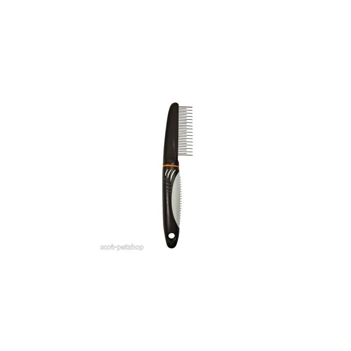 Metallkamm Combi pöörlevate hammastega / 22cm