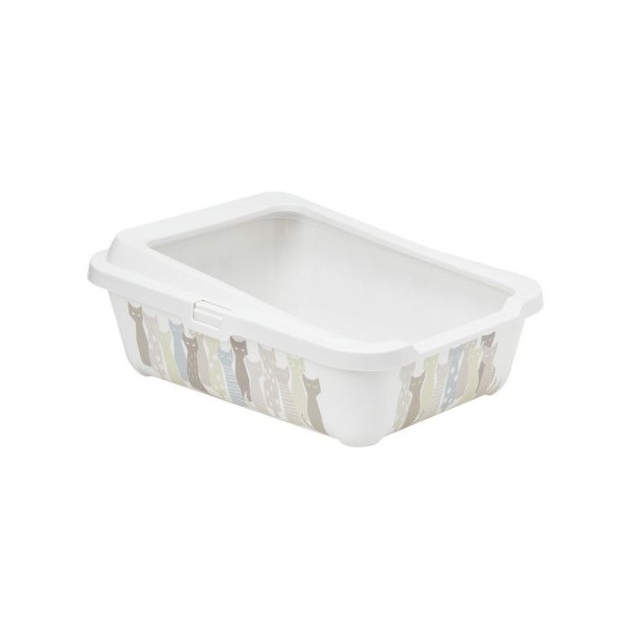 Kassitualett Hercules Tray+Rim Maasai / hall valge / 50cm