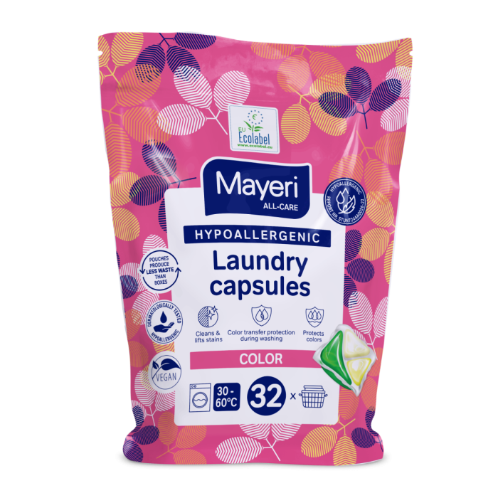 Pesugeelkapslid Color hüpoallergeenne Mayeri