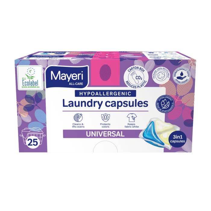 Pesugeelkapslid Universal hüpoallergeenne Mayeri