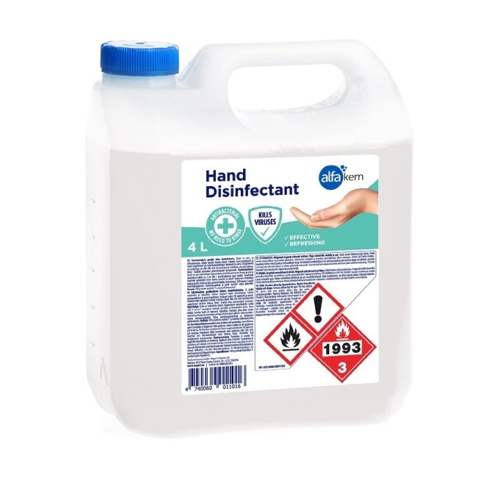 Geeljas käte desinfektant / kasutusvalmis / 4L / LM