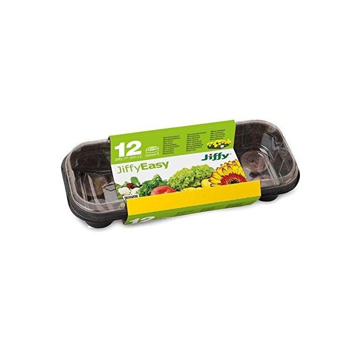 Toakasvuhoone 27 x 11 x 6cm 12-turbatabletiga d 36mm Jiffy