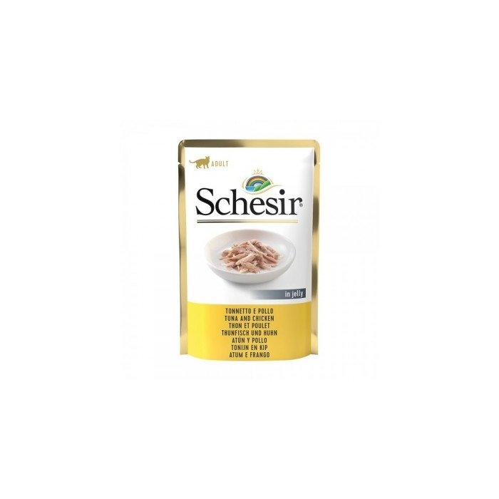 Schesir Cat kassikonserv tuunikala ja kanafileega / 85g  