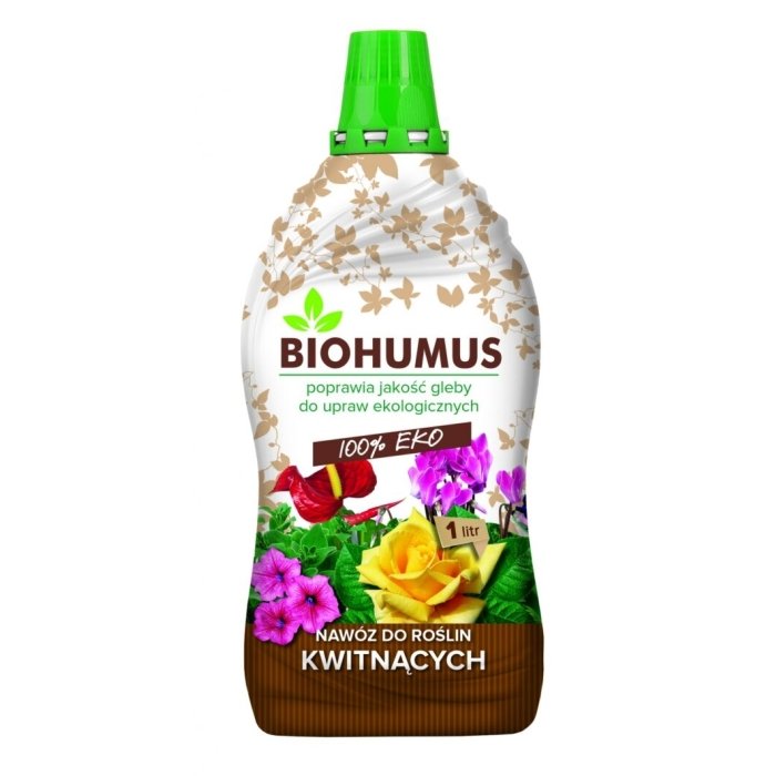 BIOHUUMUS Õitsvate taimede väetis / 1L