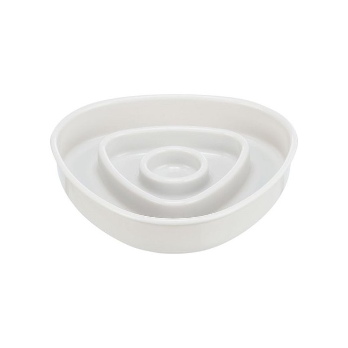 Aeglase söötmise kauss / plastik 0,35 l / 15x15cm / hall