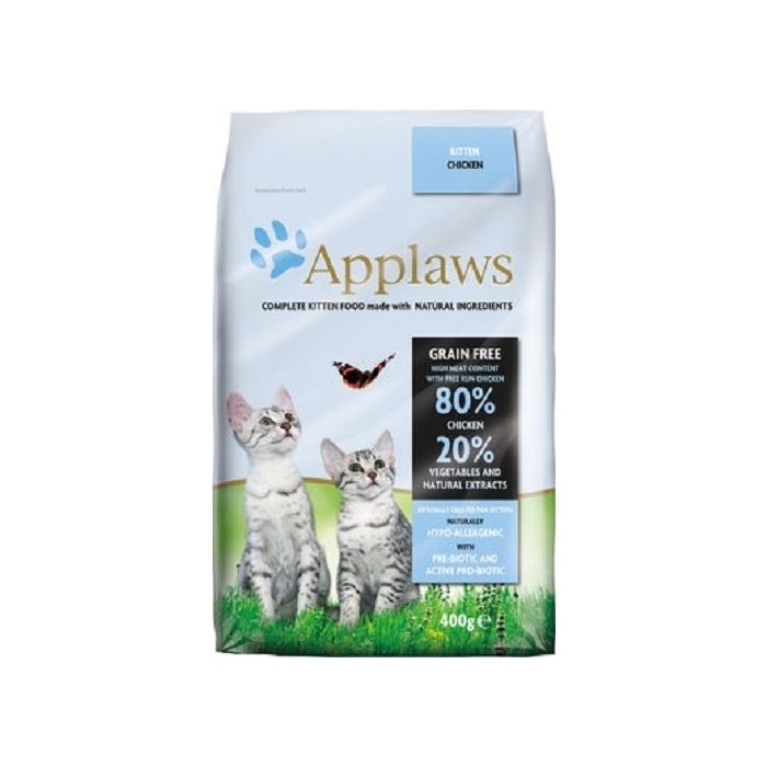 Kuivtoit Applaws kassipoegadele kanalihaga / 400g