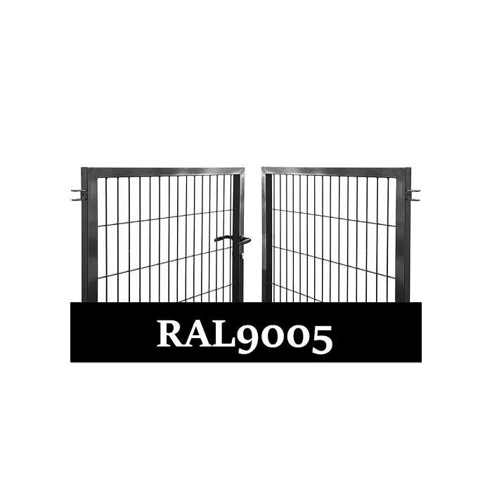 Autovärav STRONG laiusega 4m RAL9005 must