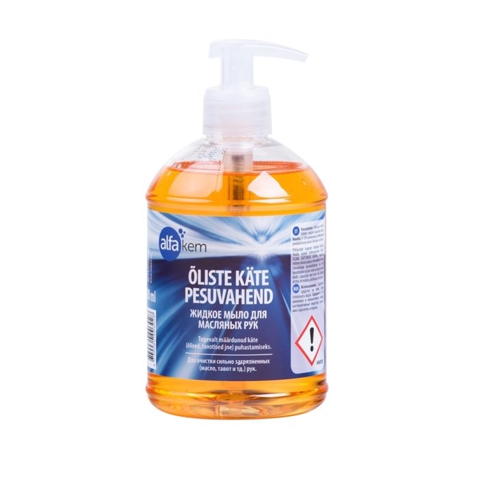 Mayeri õliste käte puhastusvahend Alfa-Kem / 500ml