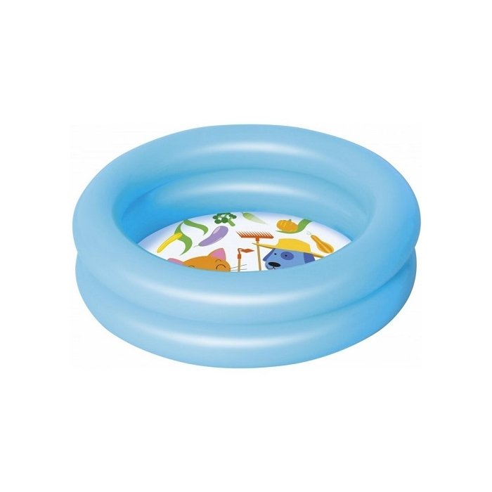 BASSEIN T/P 2 ringi Kiddie 61x 15cm roosa/sin