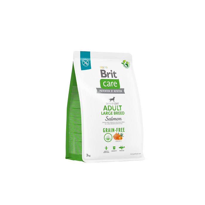 Brit Care Grain-Free Adult Large Breed Salmon koeratoit 3kg