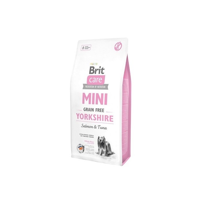 Brit Care MINI Yorkshire teraviljavaba koeratoit Lõhe&tuunikalaga / 7kg