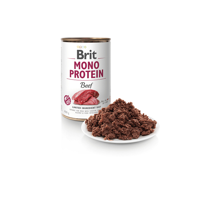 Brit Care Mono Protein Beef konserv toidutalumatuse all kannatavatele koertele