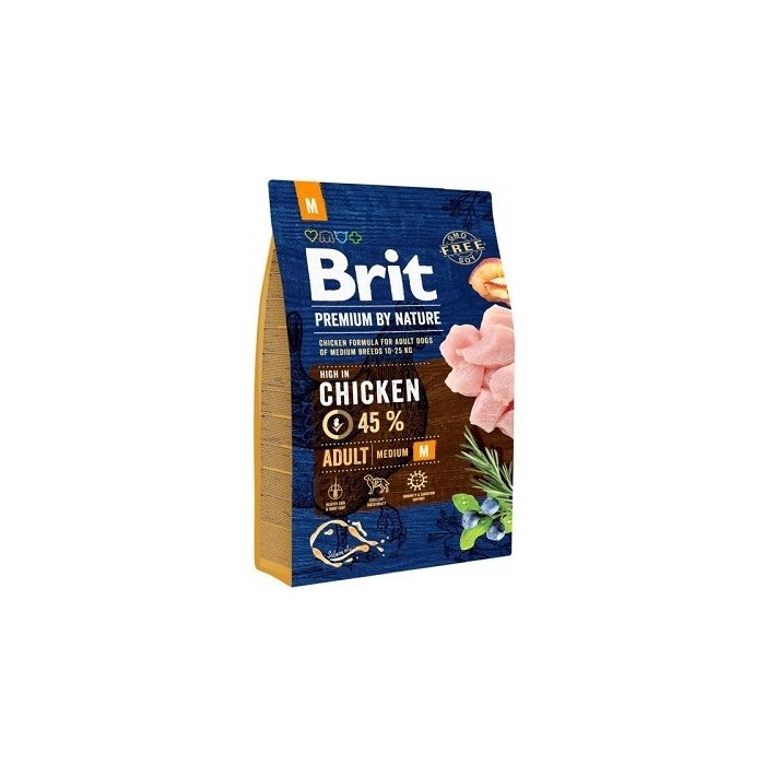 Brit Premium by Nature Adult M / 3kg