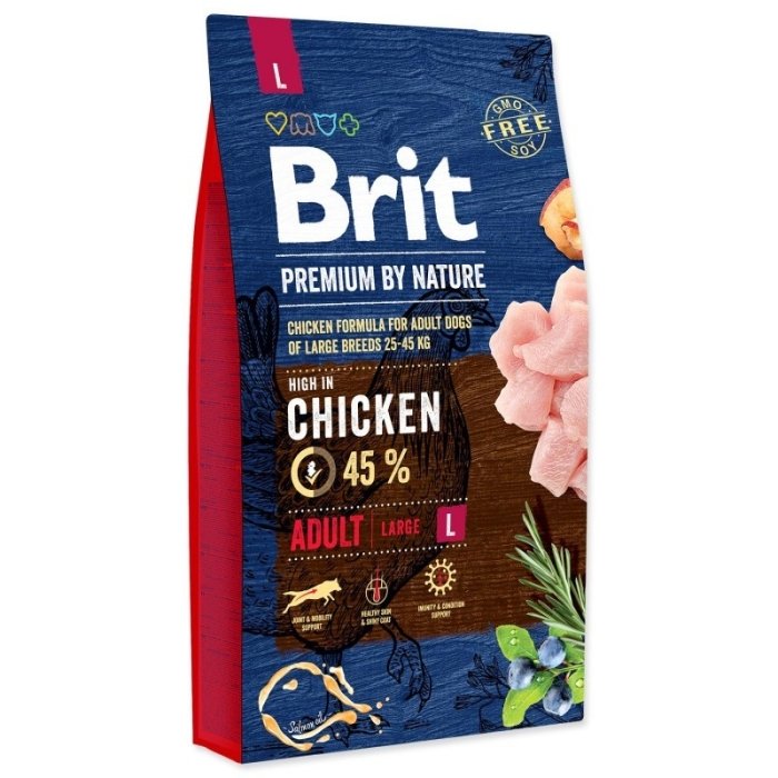 Brit Premium by Nature Adult L koeratoit / 15kg