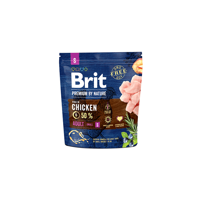 Brit Premium by Nature Adult S koeratoit 1kg