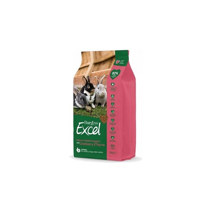 Burgess Excel küüliku täissööt mature / 1,5kg