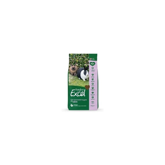 Burgess Excel küüliku täissööt Light / 1,5kg