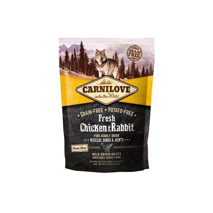 Carni Love Fresh Chicken & Rabbit for Adult koeratoit 1,5kg
