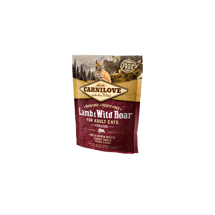 Carni Love Lamb & Wild Boar for Sterilised kassitoit Lamba & metssealihaga 400g