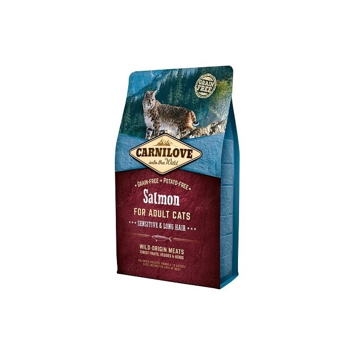 Carni Love Salmon for Adult kassile Lõhega / 6kg