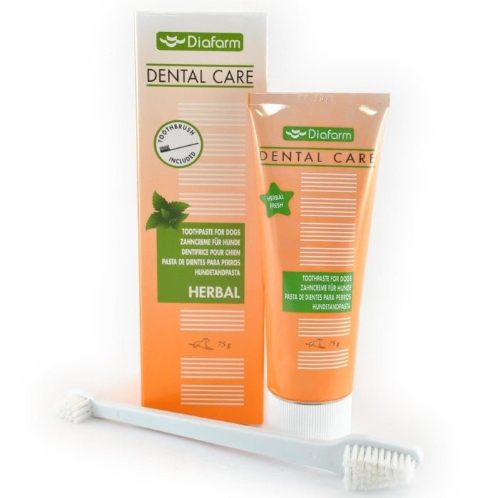 Diafarm hambapasta koertele Herbal + hambahari / 75g