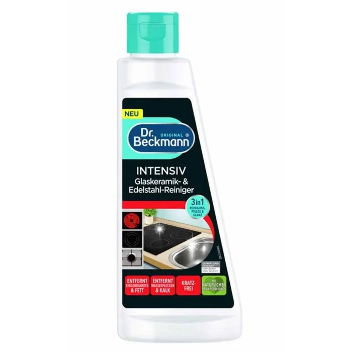 Dr. Beckmann puhastuskreem pliidile ja roostevabast terasest pindadele / 250ml