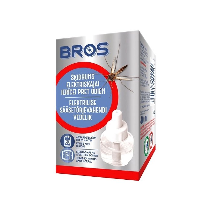 Bros Elektrilise sääsetõrje täitevedelik / 40ml / 60 ööd