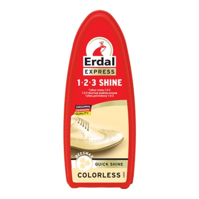 Erdal läikešvamm mesilasvahaga, värvitu