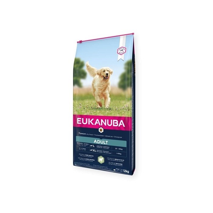 EUKANUBA Adult lambaliha ja riisiga suurtele koertele 12 kg