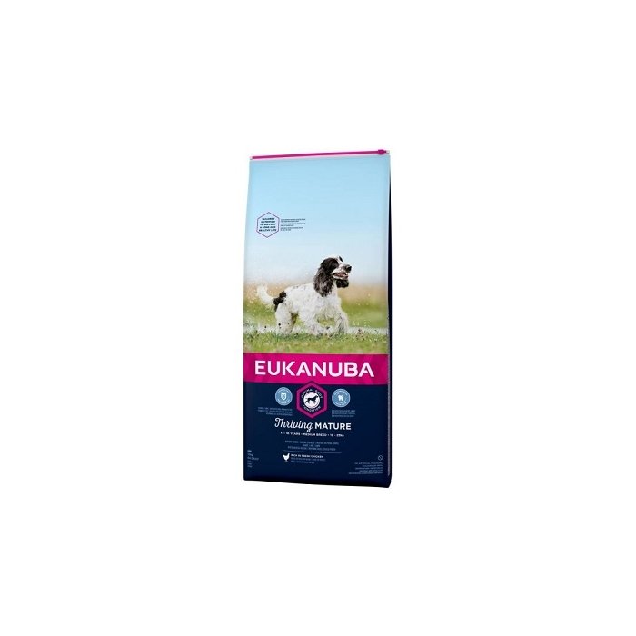 EUKANUBA Mature kanalihaga keskmistele koertele 12kg