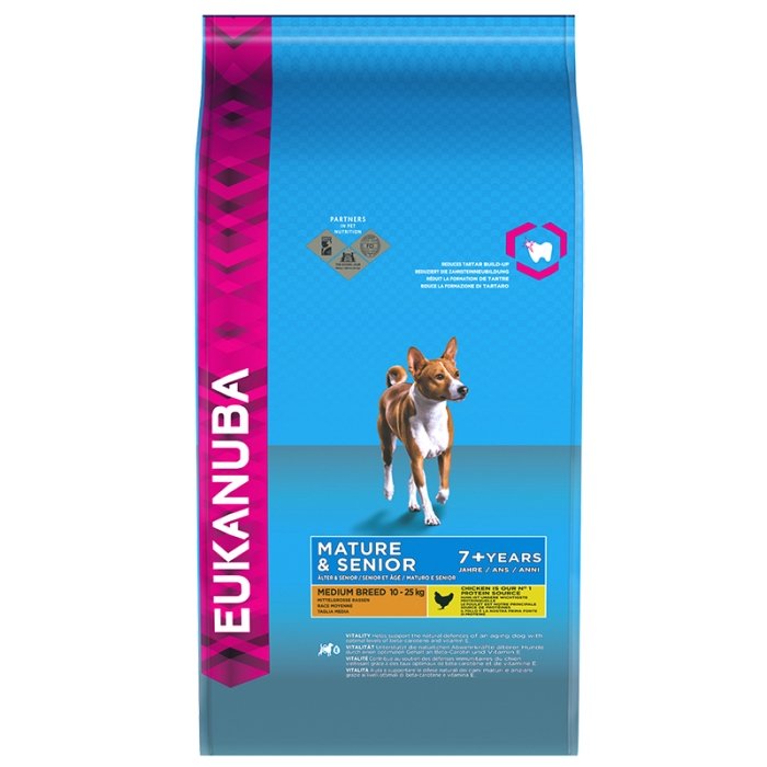 Koeratoit Eukanuba Mature & Senior Medium Breed / 3kg