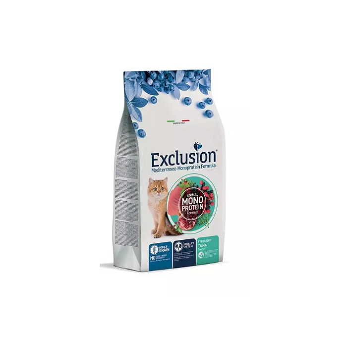 Exclusion Mediterraneo Sterilized kassisööt tuunikalaga / 1,5kg