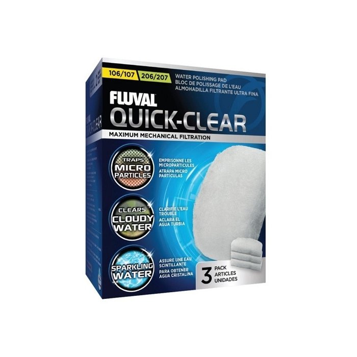 Filtrielement Quick-Clear käsn filtrile Fluval 306/307 406/407 6tk